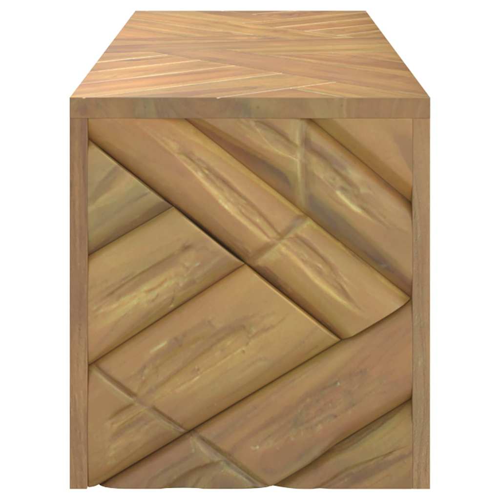 Mesa De Centro Madera Maciza De Teca 110x35x38 Cm_4