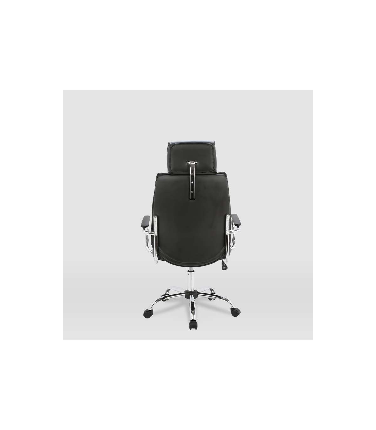 Silla De Oficina Diana Acabado Negro. Alto: 118/127cm Ancho: 65.5cm Fondo: 64cm._3