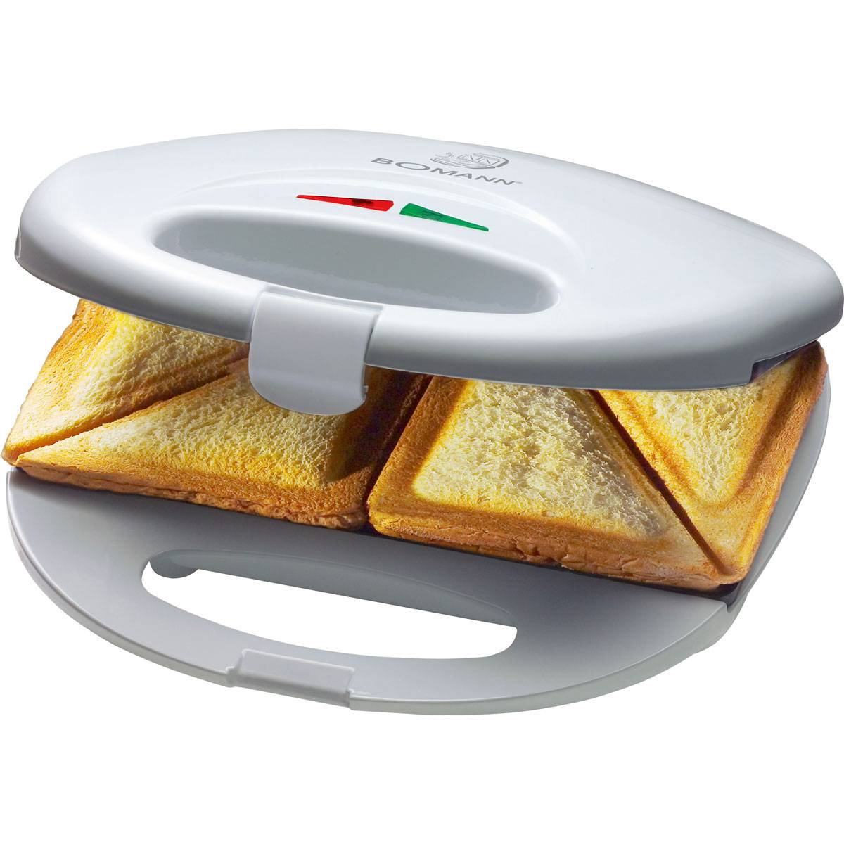Sandwichera, 2 Sandwiches, Placas Antiadherentes, Regulador Temperatura, Tostado Perfecto Bomann St 5016 Cb 750w_0