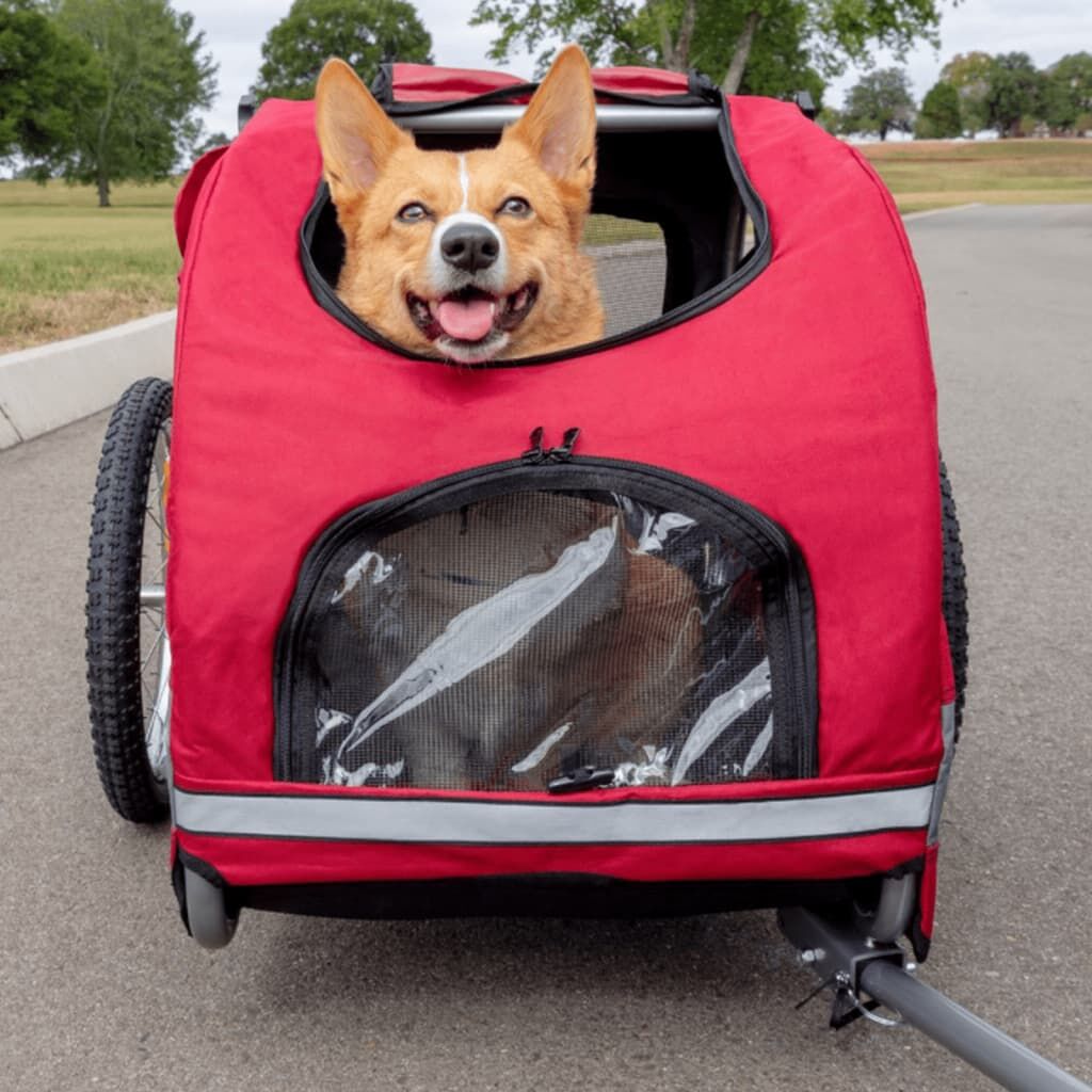 Petsafe Remolque De Bicicleta Para Perros Happy Ride M Rojo_4