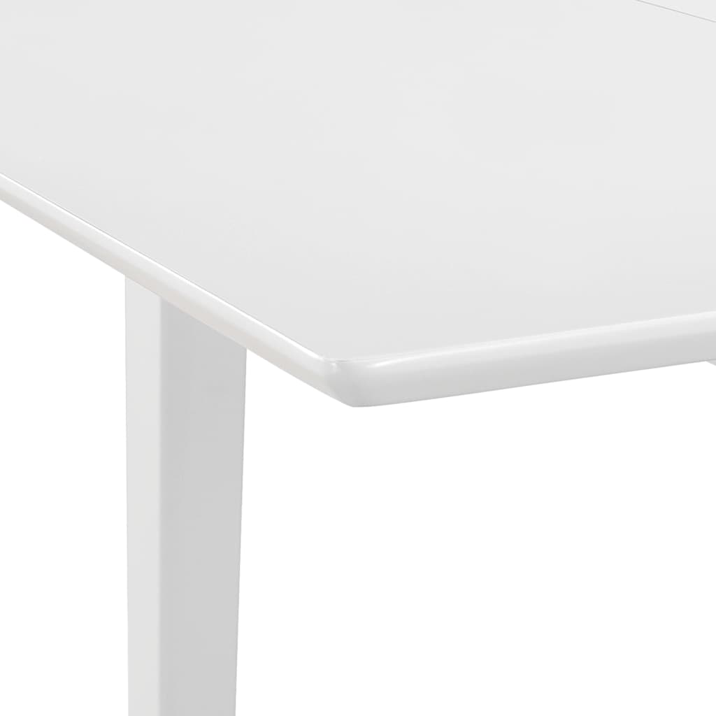 Mesa De Comedor Extensible Mdf Blanca (80-120)x80x74 Cm_3