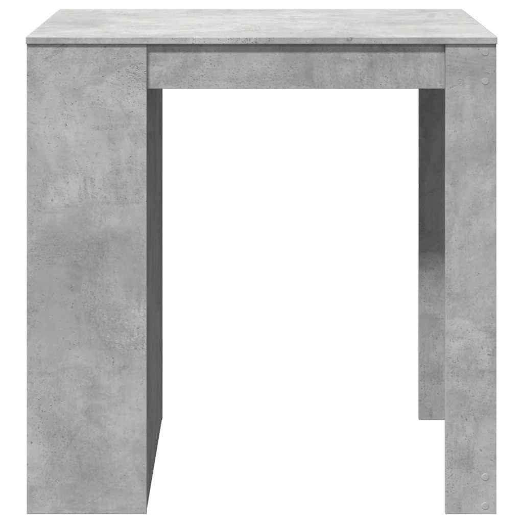 Mesa Alta De Bar Madera Ingeniería Gris Hormigón 102x70x103,5cm_3