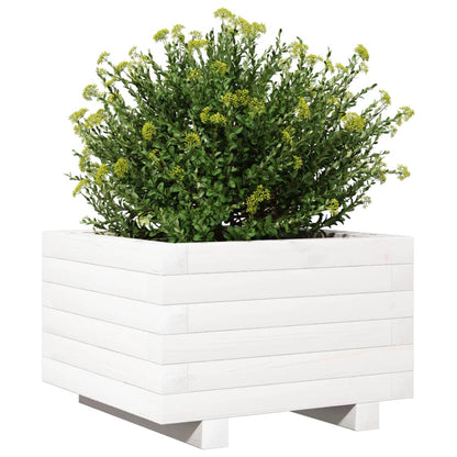 Jardinera De Madera Maciza De Pino Blanco 40x40x26,5 Cm_3