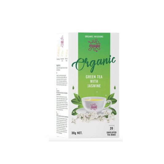 Maya Organic Te Verde Con Jasmine 20 bolsas_0