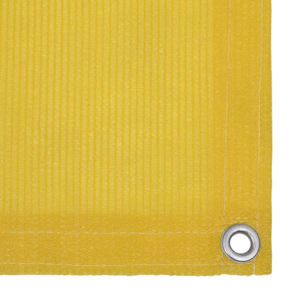 Vidaxl Toldo Para Balcón Hdpe Amarillo 75x400 Cm_1