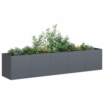 Jardinera Antracita 200x40x40 Cm Acero Laminado En Frío_1