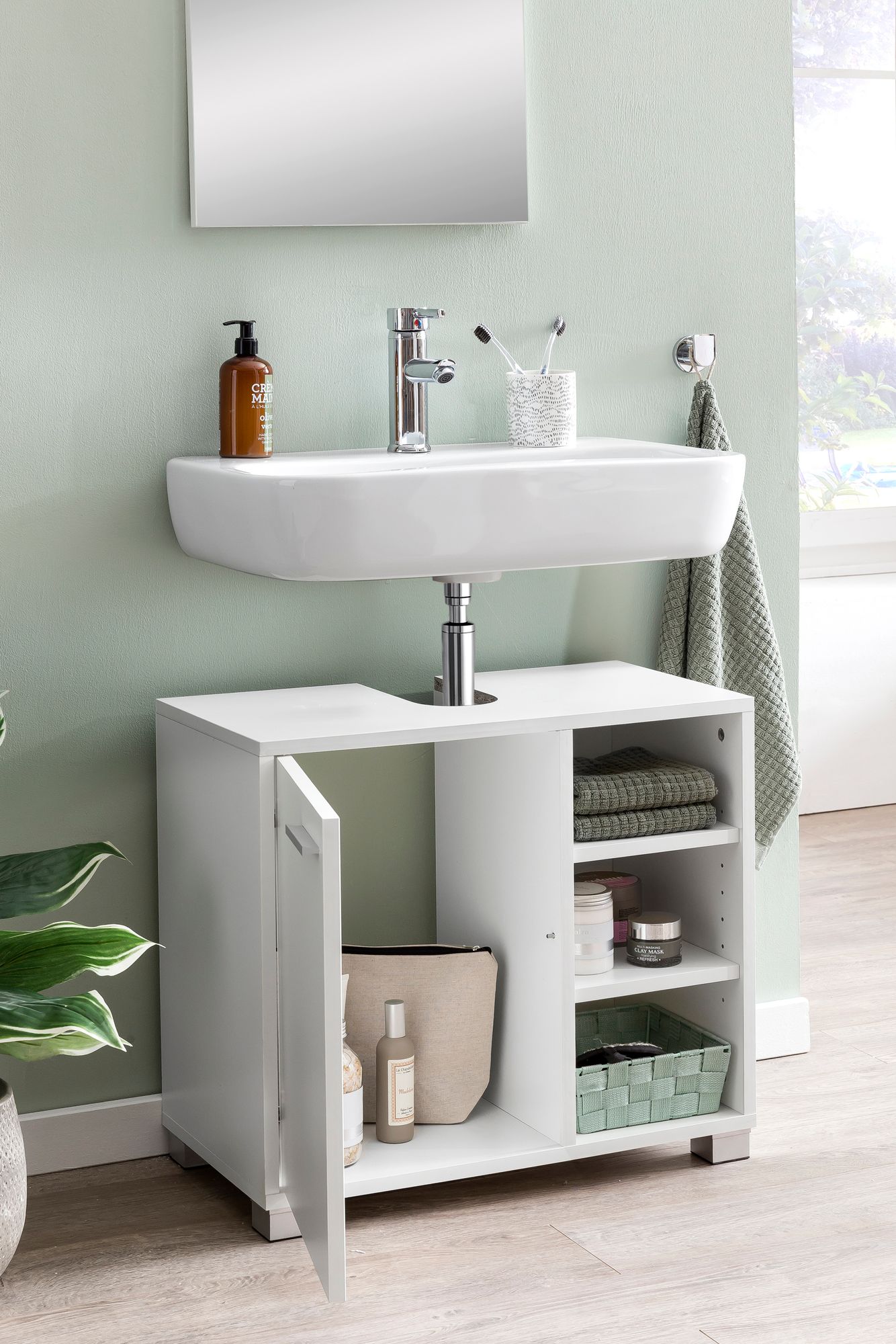 Mueble De Baño Compacto Y Práctico Modelo Wl5.341_4