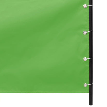 Vidaxl Toldo Pantalla Para Balcón Tela Oxford Verde Claro 140x240 Cm_3