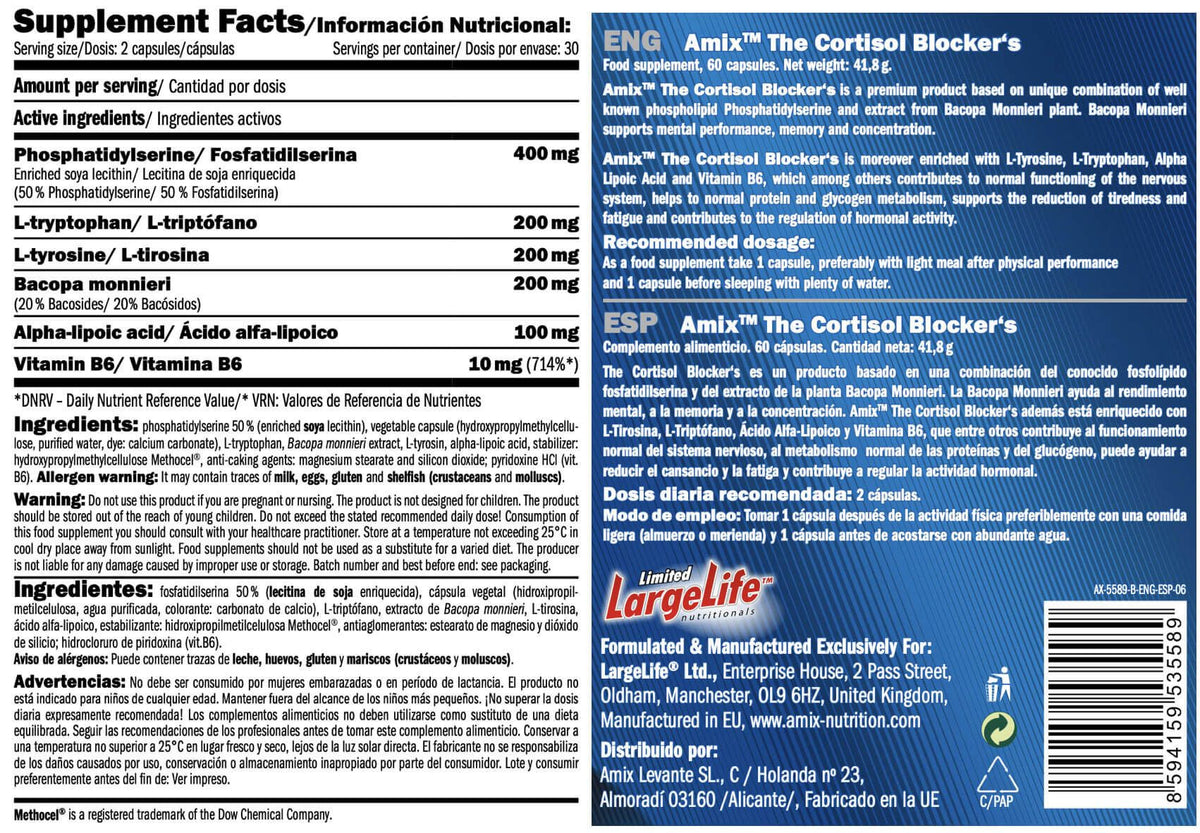 The Cortisol Blocker's 60 Caps_5