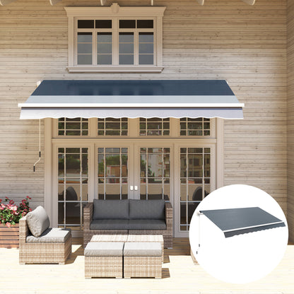 Outsunny Techo De Repuesto Para Toldo 2,8x2,5 M Con Protección Uv 50+ Gris_3