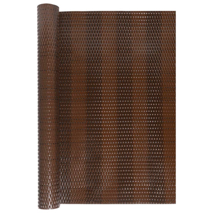 Toldo Para Balcón Ratán Sintético Marrón Y Negro 1000x90 Cm / Vetonek_4