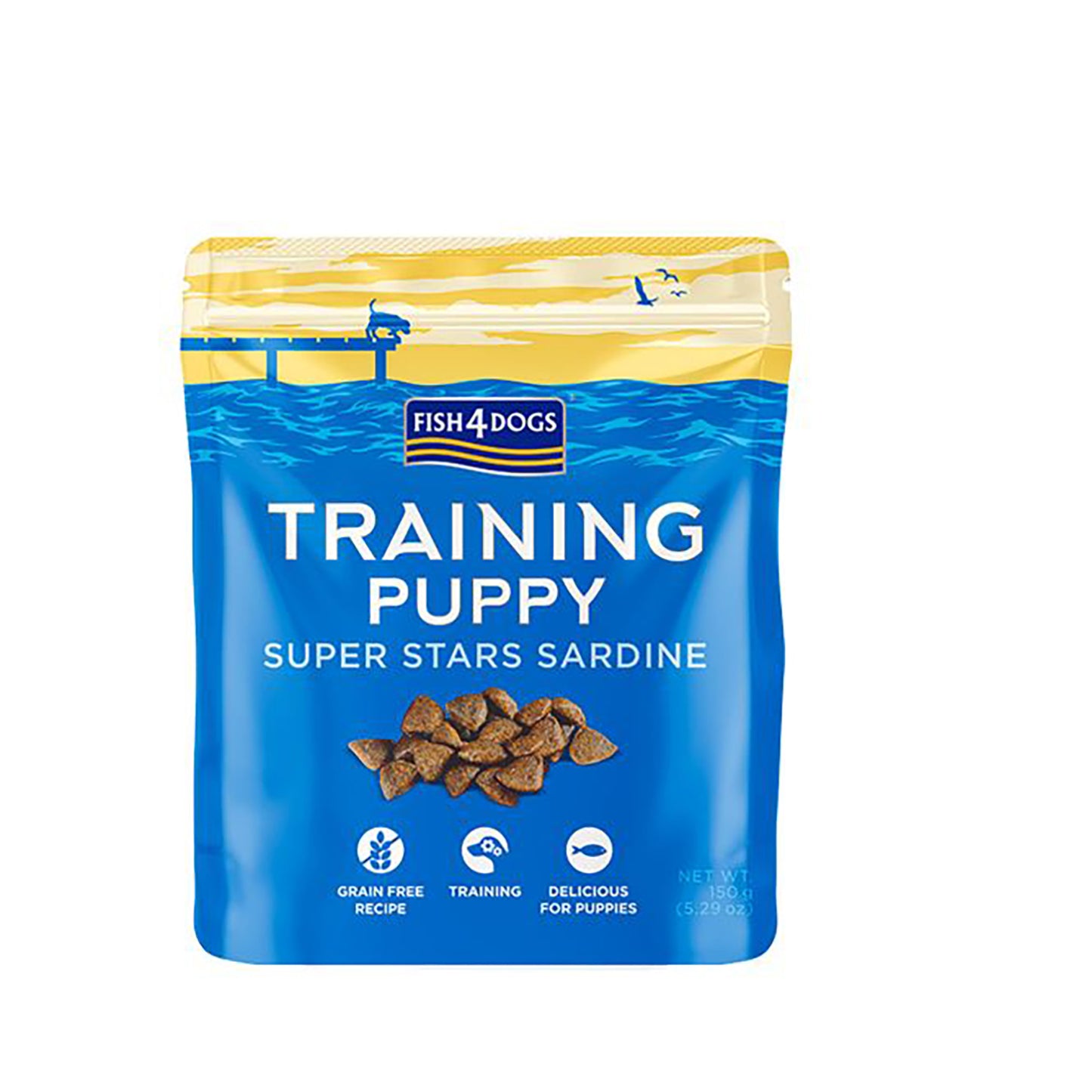 Fish4dogs Snack De Entrenamiento Para Cachorros – Superstars Sardina 150 G (pack De 10)_0