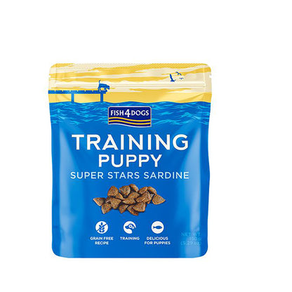 Fish4dogs Snack De Entrenamiento Para Cachorros – Superstars Sardina 150 G (pack De 10)_0