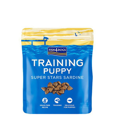 Fish4dogs Snack De Entrenamiento Para Cachorros – Superstars Sardina 150 G (pack De 10)_0