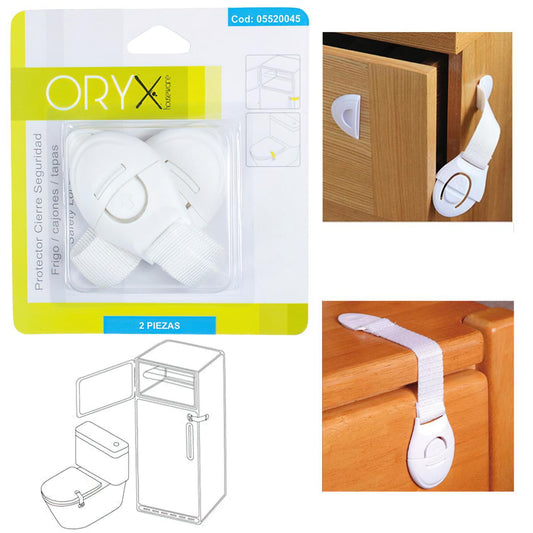 Protector Cierre Seguridad Frigorífico / Cajon (bister 2 Piezas)_0