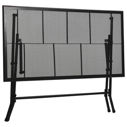 Vidaxl Juego Muebles De Comedor De Jardín De 5 Piezas Acero Antracita_3
