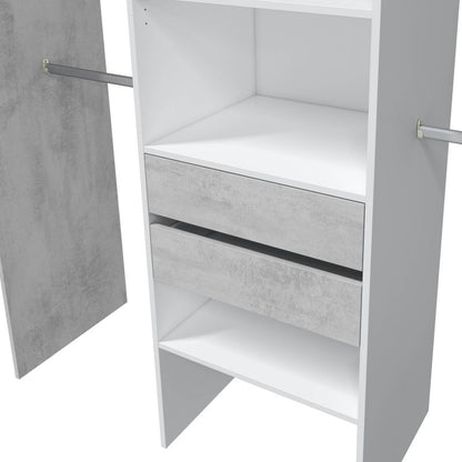 Armario Vestidor Lada Melamina, Blanco, 179 X 202 X 50_4