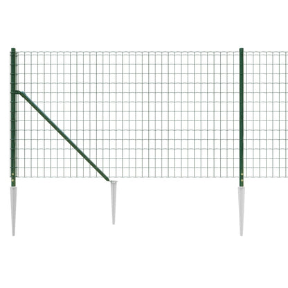 Cerca De Alambre Con Pinchos De Anclaje Verde 1,1x10 M / Vetonek_4