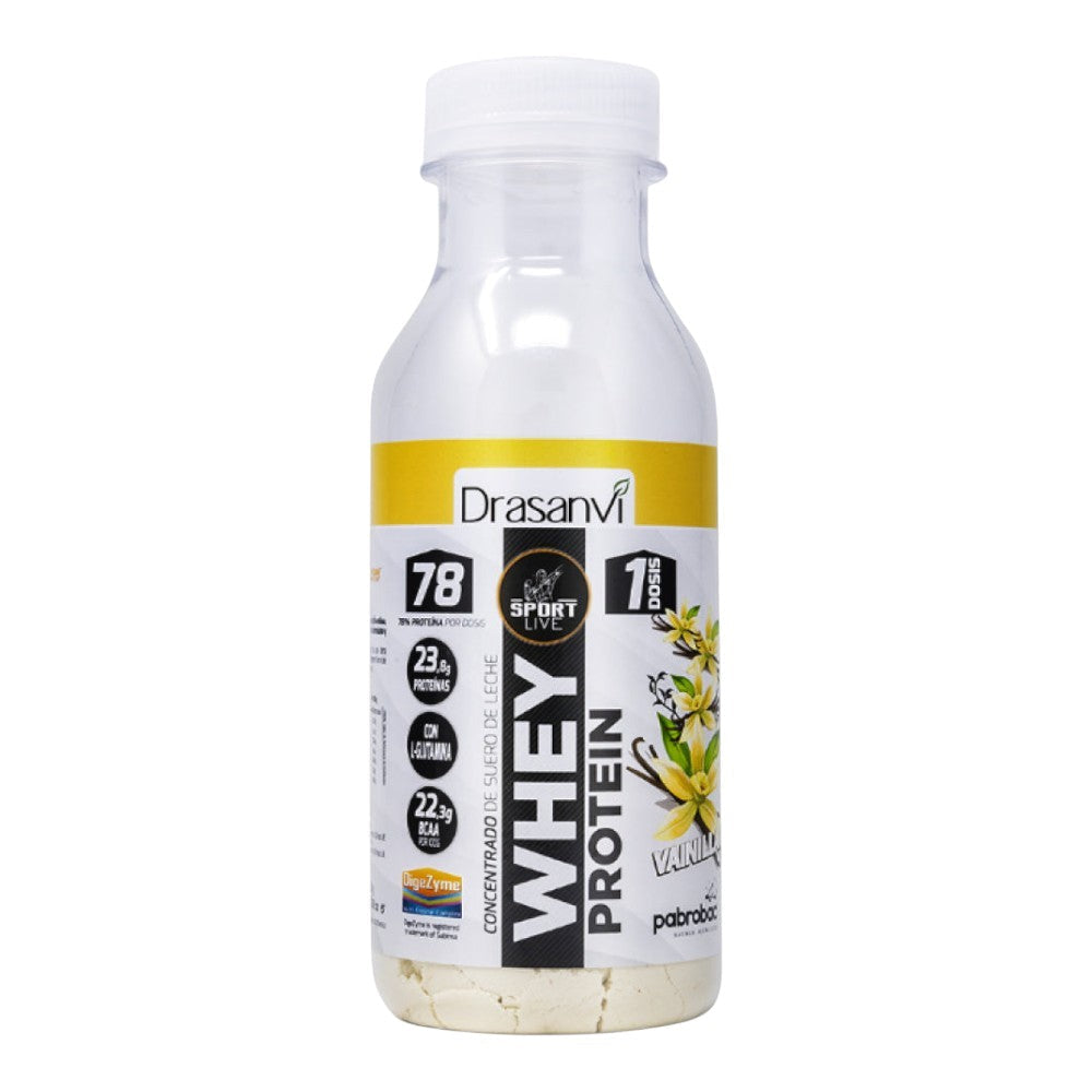 Sport Live Whey Protein Concentrada Botella Monodosis 30 Gr Capuchino_0