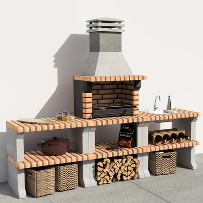 Cocina de exterior Liz XL Plus con Barbacoa Movelar