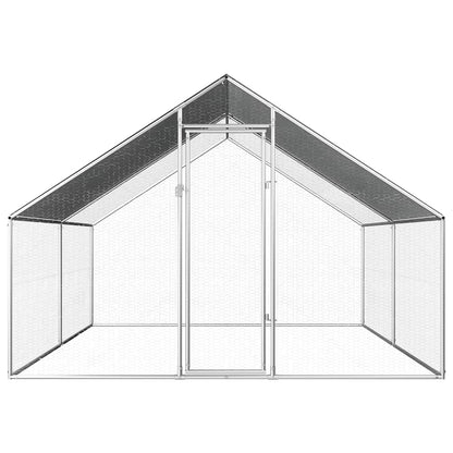 Vidaxl Jaula Gallinero De Exterior De Acero Galvanizado 2,75x4x1,92 M_1