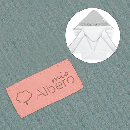 Cotton Color Maxicapa De Baño Para Bebés Albero Mio | Seca Y Abriga A Tu Bebé Con Suavidad Después Del Baño_1