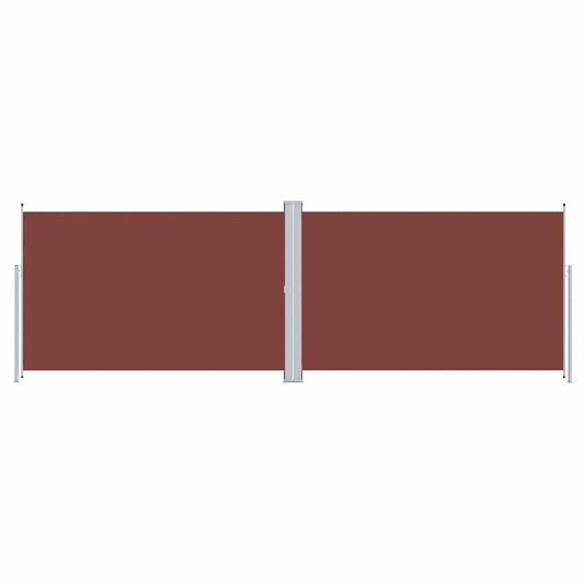 Vidaxl Toldo Lateral Retráctil Marrón 200x600 Cm_0