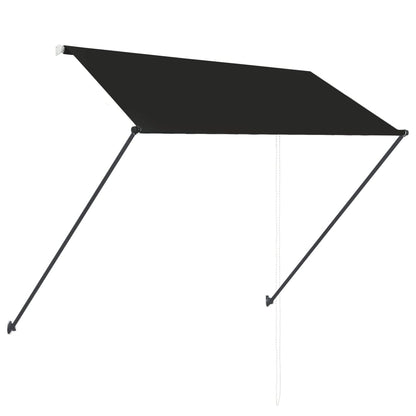 Toldo Retráctil Con Led Gris Antracita 250x150 Cm_3