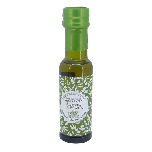 Aceite De Oliva Virgen Extra Macerado A La Albahaca 100 Ml Cristal