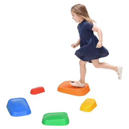 Zonekiz Piedras De Equilibrio Para Niños De 3-8 Años 36x27,5x31 Cm Multicolor_0