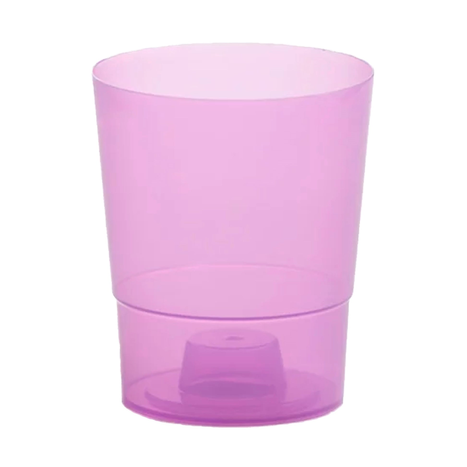 Maceta Coubi Orchid 1,1l., Dimensiones (mm) 125x125x147, Color Violeta Transparente_0