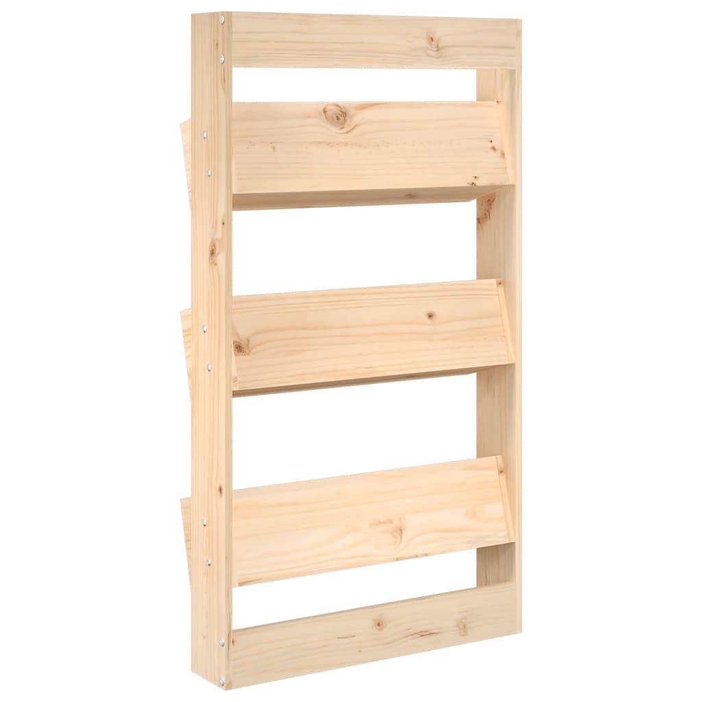 Jardinera De Pared 3 Niveles Madera Maciza Pino 60x18,5x110 Cm_5
