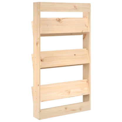 Jardinera De Pared 3 Niveles Madera Maciza Pino 60x18,5x110 Cm_5