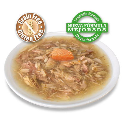 Atún blanco y salmón en salsa Arquivet 80 g Comida húmeda para gatos