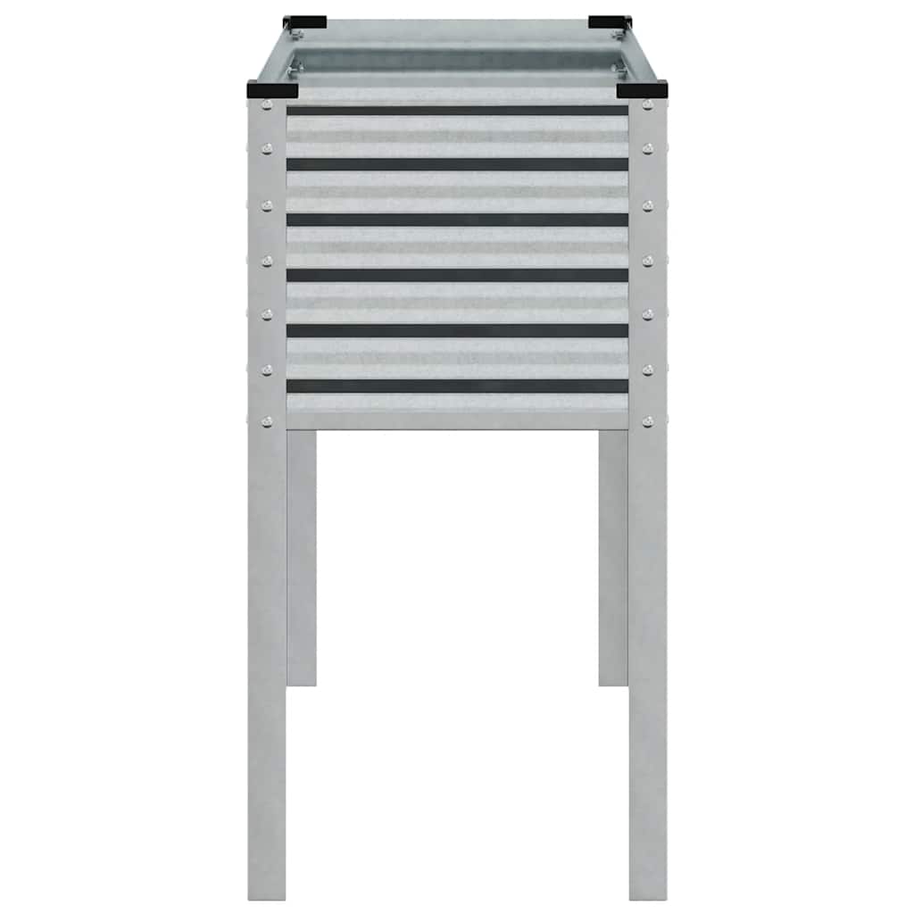 Jardinera De Jardín 100x45x90 Cm De Acero Galvanizado_5