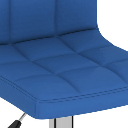 Taburete De Cocina De Tela Azul_5