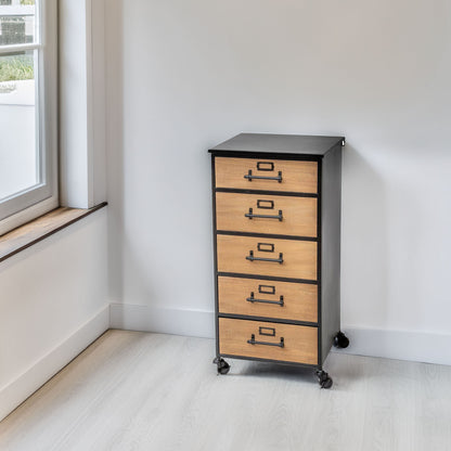 Wellhome Cajonera Archivos Retro Metal Y Madera