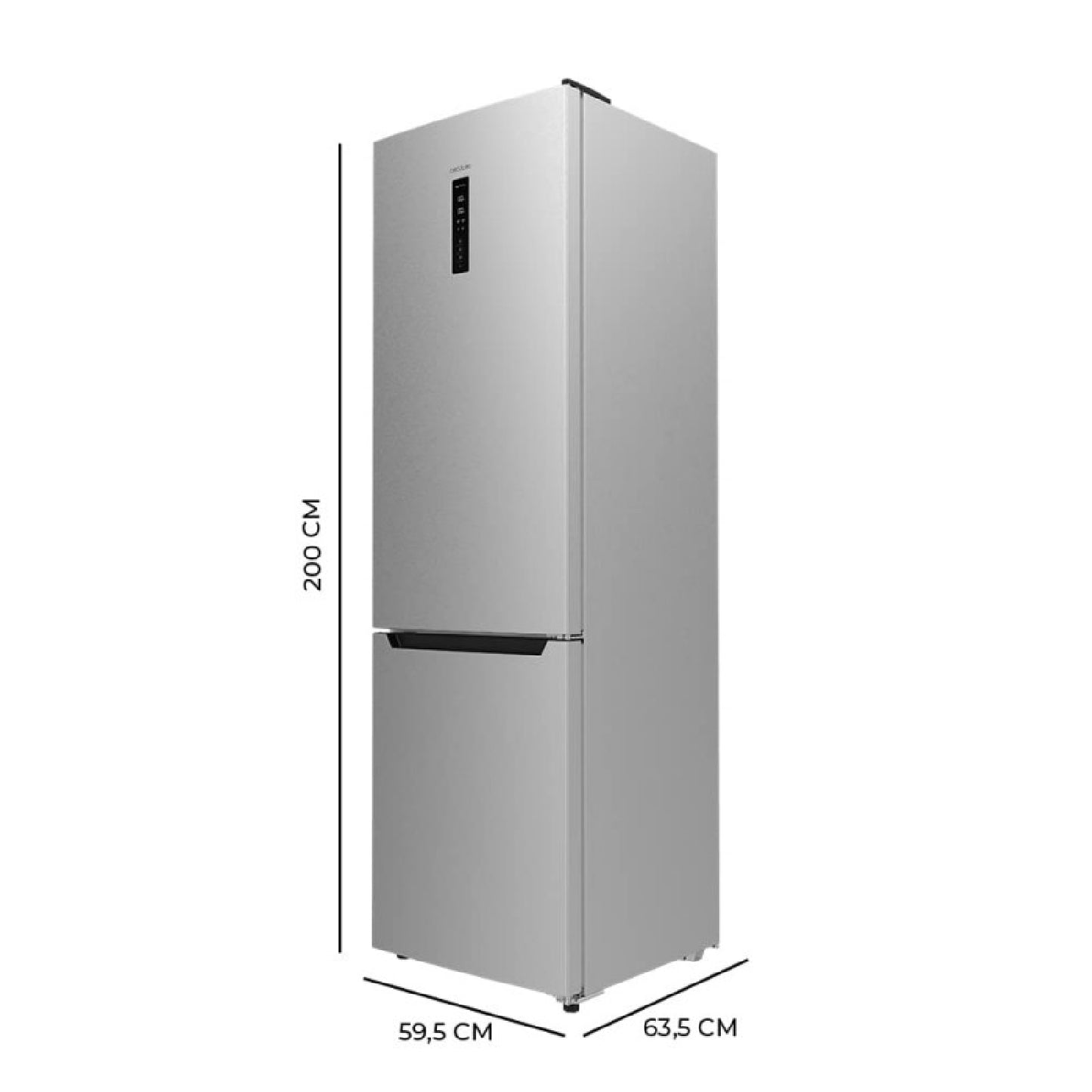 Cecotec Frigorífico Combi Bolero Coolmarket Combi 356 Inox D_1