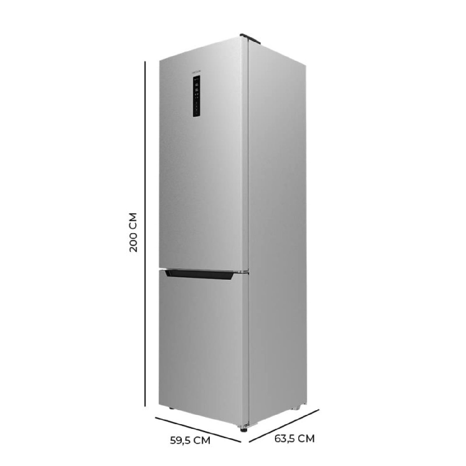 Cecotec Frigorífico Combi Bolero Coolmarket Combi 356 Inox D_1