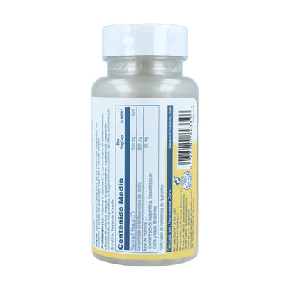Reacta C 500 mg Solaray, 60 cápsulas