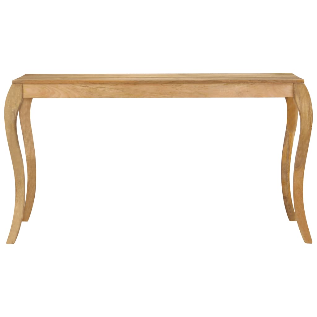 Mesa De Comedor De Madera Maciza De Mango 135x75x76 Cm_0