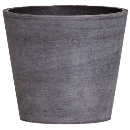 Maceta Tipo Cono Truncado Ø 40 Cm Gris Oscuro