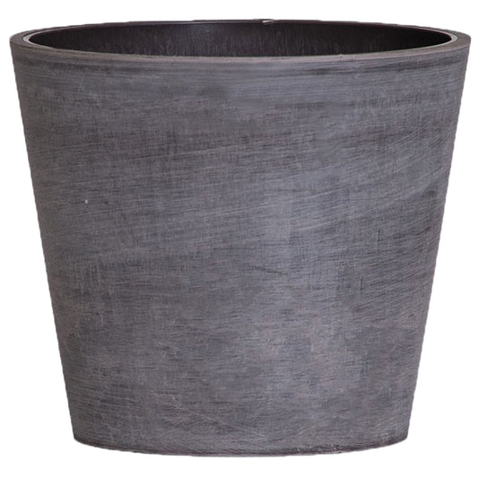 Maceta Tipo Cono Truncado Ø 40 Cm Gris Oscuro