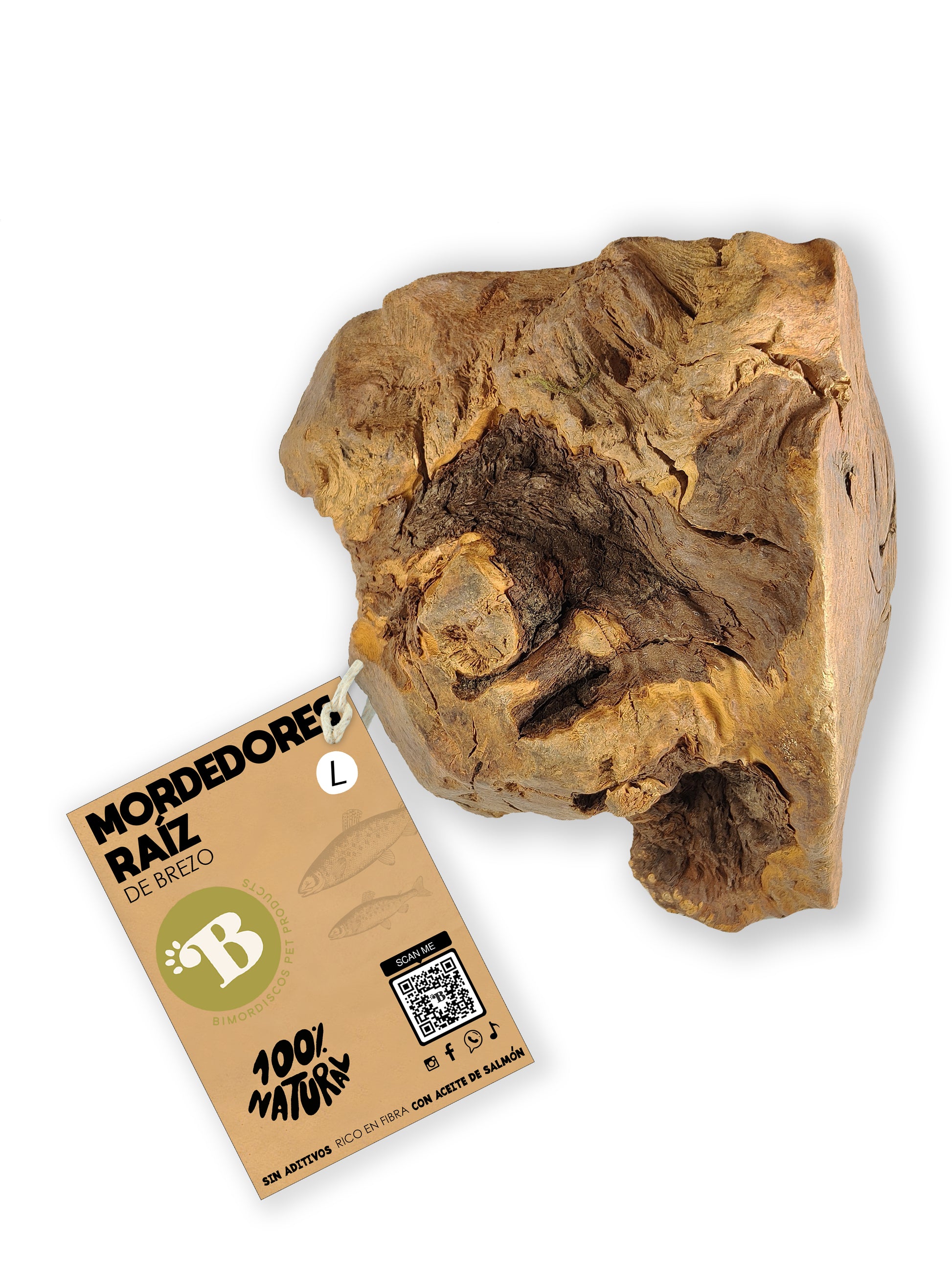 Bimordiscos Raíz De Brezo Para Perros Con Aceite De Salmón Pack.