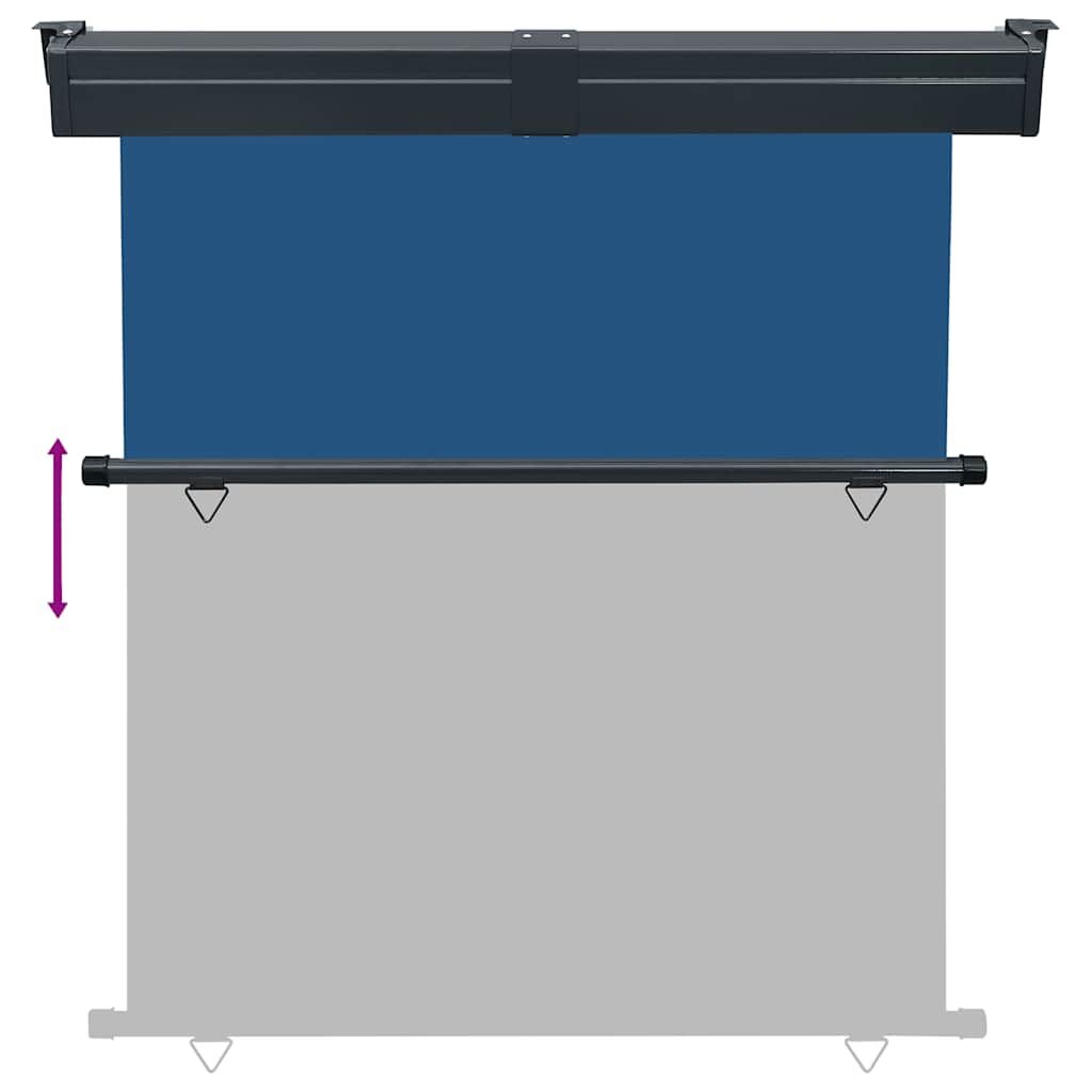 Vidaxl Toldo Lateral De Balcón Azul 175x250 Cm_4