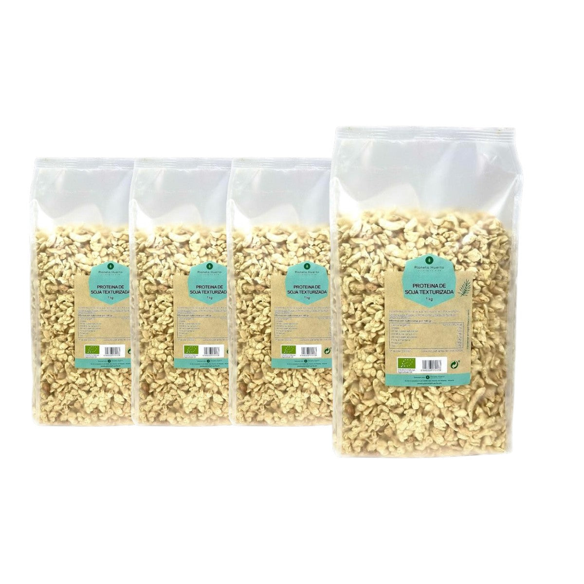 Pack 4x Soja Texturizada ECO Planeta Huerto 1 kg