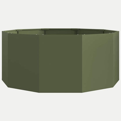 Jardinera Verde Oliva 120 X 120 X 50 Cm Acero_4