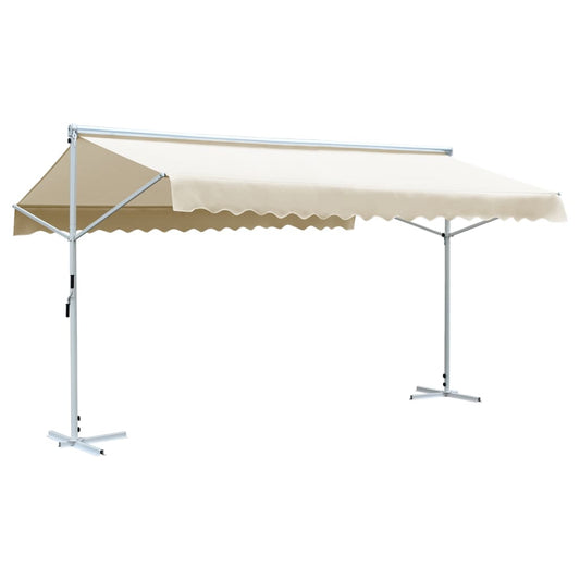 Vidaxl Toldo De Pie Independiente Color Crema 600x300 Cm_0