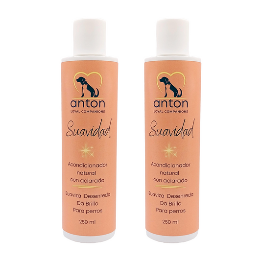 Acondicionador Natural Para Perros “suavidad” – Pack Ahorro – 2x250 Ml