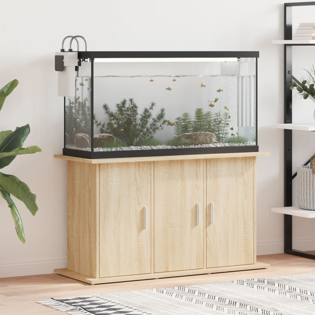 Vidaxl Soporte De Acuario Madera Ingeniería Roble Sonoma 101x41x58 Cm_1